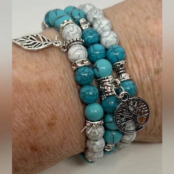 Stacking Handmade Beaded Bracelets - Picture 7 of 7